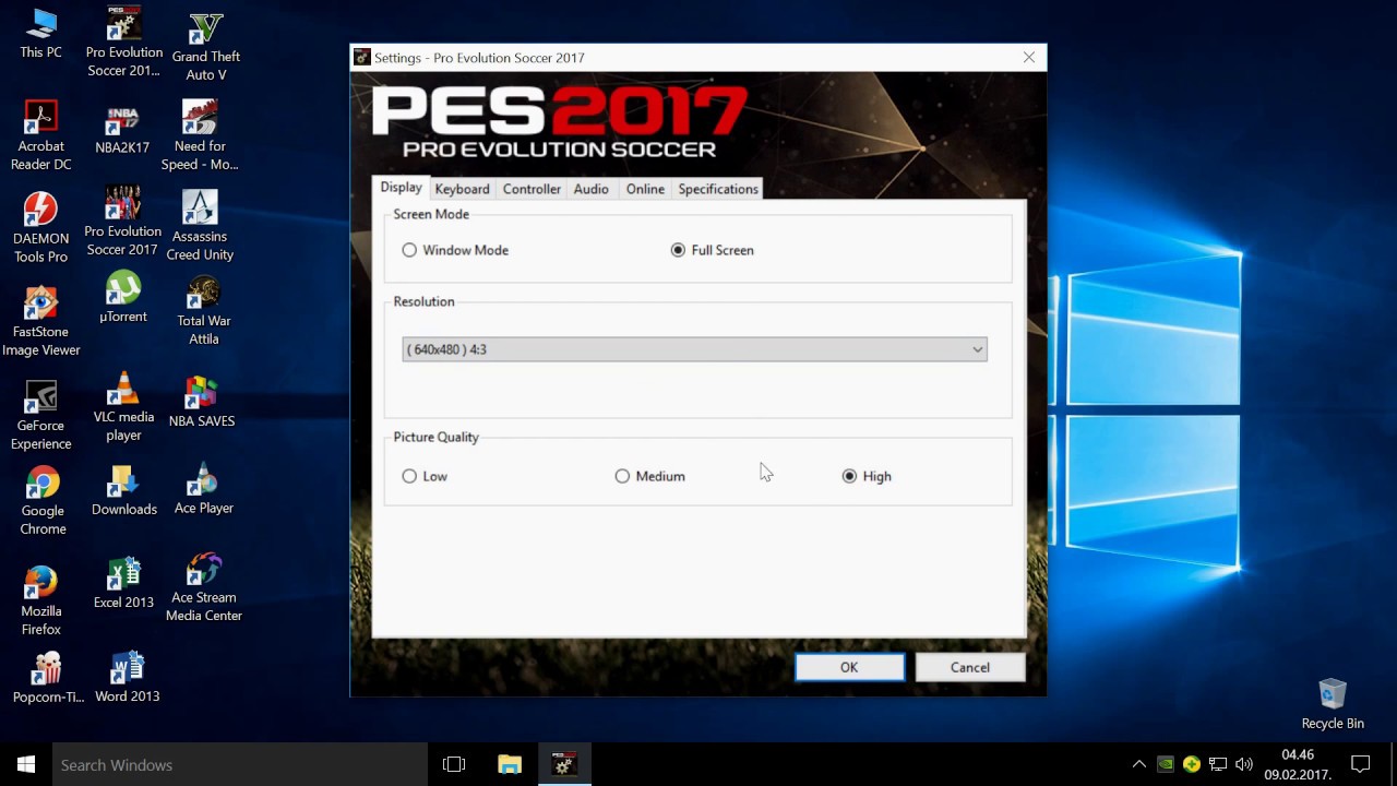 pes 2017 for windows 10